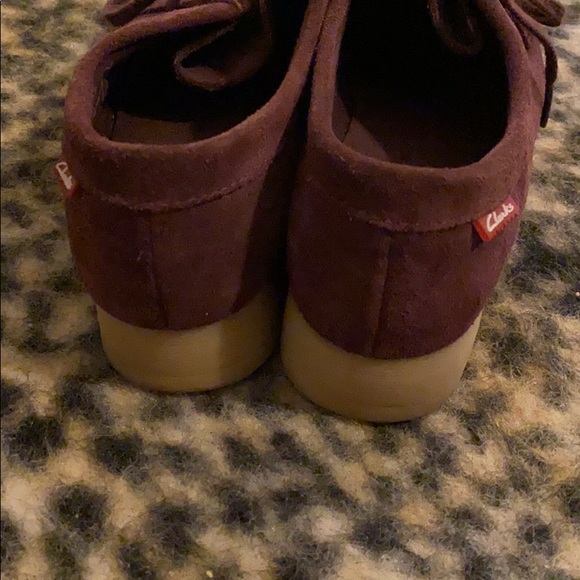 Burgundy Clarks - Picture 5 of 6